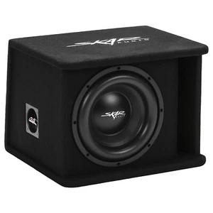 NEW SKAR AUDIO SDR-1X10D2 1200 WATT SINGLE 10" LOADED VENTED SUBWOOFER ENCLOSURE - Picture 1 of 6