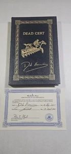 🖊Signiertes Easton Press DEAD CERT Dick Francis 2000 Sammlerausgabe mit Echtheitszertifikat - Bild 1 von 6