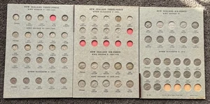 New Zealand Three & Six Pence Dansco Album. PLEASE READ POSTAGE DETAILS. 24 - Picture 1 of 5