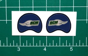 RCM Monuments Football Gumball Helmets *DIECUT DECALS* Batman Dark Knight Rises - Picture 1 of 4