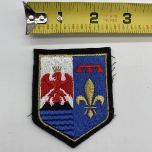 French Military Gendarmerie Alpes Cote D’ Azur Patch French Police Coat Of Arms - Picture 1 of 4