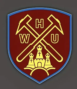 WEST HAM UNITED FC CREST 5D DIAMOND ART KIT - 30 X 30 CM. - Picture 1 of 2