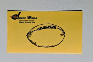 Detroit Wheels WFL World Football League RARE! Ticket Order Envelope 🏈🛞🏈🛞 - Picture 1 of 3