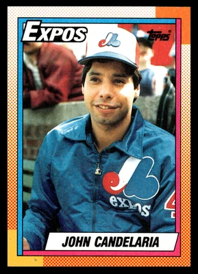 1990 Topps John Candelaria #485 Montreal Expos MLB Baseball  - Image 1 of 2