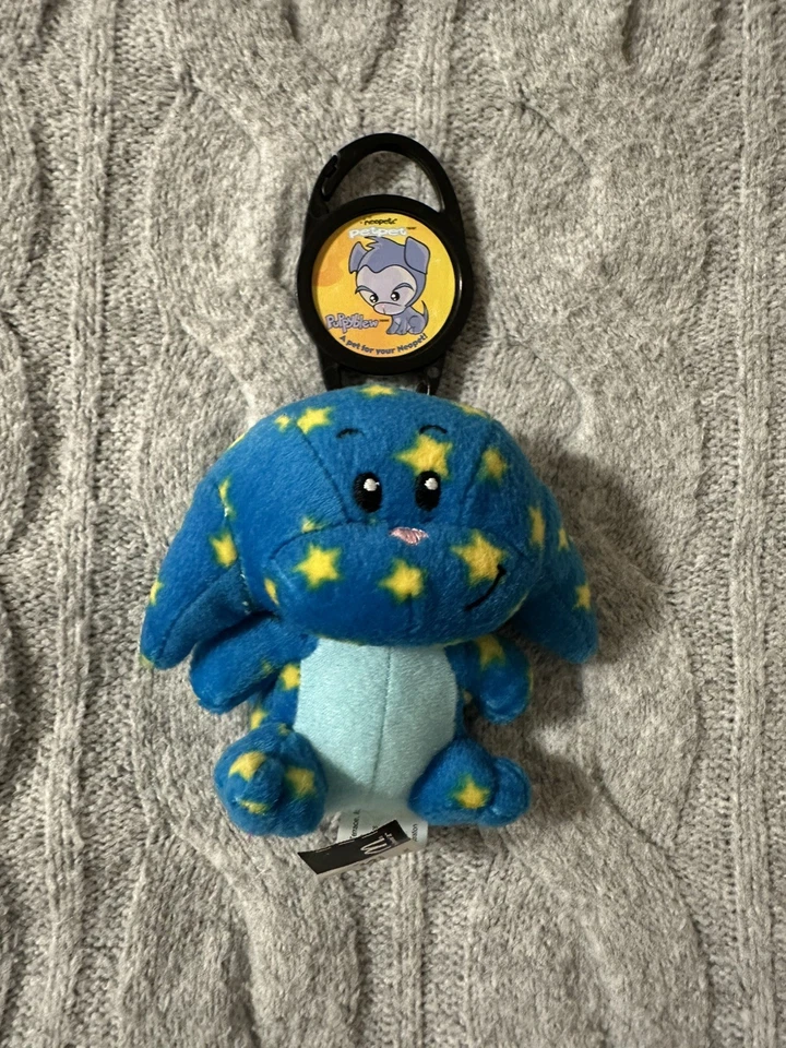2005 McDonald's Neopets Starry Kacheek Pelúcia + Clipe Puppyblew Brinquedo Refeição Feliz - Imagem 1 de 1