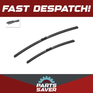 2x Wiper Blades (Pair) Flat / Aero type fits AUDI A8 D4 2.0 Front 12 to 15 CHJA - Picture 1 of 11