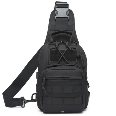 Tactical Concealed Carry Shoulder Sling Bag Pistol Gun Holster Pouch Chest Pack - Image 1 of 4