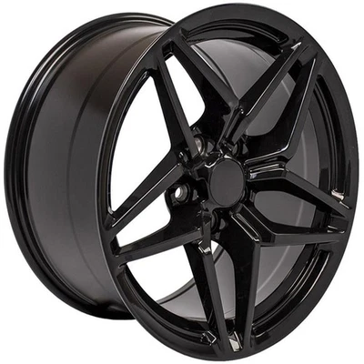 Gloss Black Wheel 18x10.5 for 1993-2002 Pontiac Firebird - RVO1641 - Image 1 of 3
