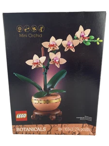 New LEGO 10343 Mini Orchid in Vase Botanical Collection Sealed Gift Decor 18+ - Picture 1 of 8