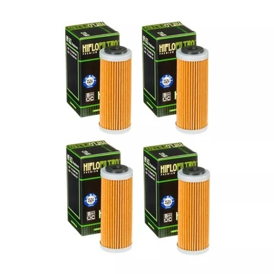 Hiflofiltro OE Quality Oil Filter (x 4) Fits HUSQVARNA FC350 (2015 to 2023) — 第 1/4 张图片