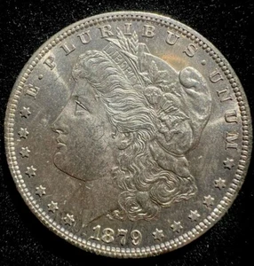 1879 S 1 Dollar Morgan Silber Dollar schöne Gemme Stempelglanz - Bild 1 von 2