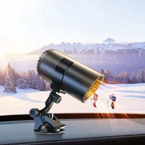 Cup Shape Car Warm Air Blower 12V Ideal For Defrosting/Demisting In Winter 1PC - Picture 1 of 11