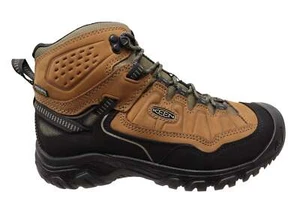 Keen Mens Comfortable Targhee IV Mid Waterproof Hiking Boots - Leather - Picture 1 of 6
