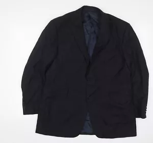 Ede and Ravenscroft Men's Black Wool Blazer 42S Classic - Picture 1 of 12