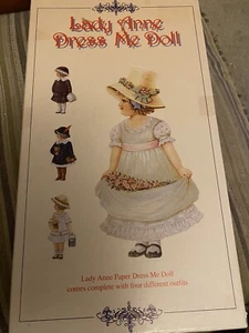 Lady Anne vintage Dress Doll Paper Dress Me Doll Game - Picture 1 of 9