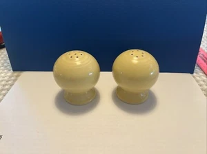 YELLOW FIESTA SALT & PEPPER SHAKERS -FIESTAWARE - Never Used - Picture 1 of 11