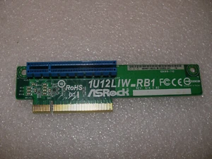 Risercard PCI-E x8 ASRock 1U12LIW-RB1 pour serveur 225576065611 & 226377633802 - Photo 1/1