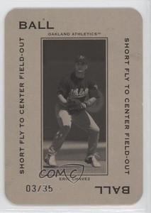 2005 Donruss Throwback Threads Polo Grounds /35 Eric Chavez #PG-68