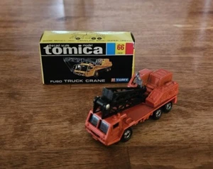 tomica no. 66 Fuso Truck Crane - Red - Japan Diecast Original Box - Picture 1 of 14