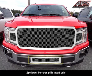 Se adapta al inserto de rejilla de malla de acero inoxidable con parachoques inferior parachoques para Ford F-150 - Imagen 1 de 4