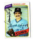1980--DENNIS LAMP (CUBS)--SIGNED TOPPS CARD (#54)--AUTHENTICITY GUARANTEED--NMT