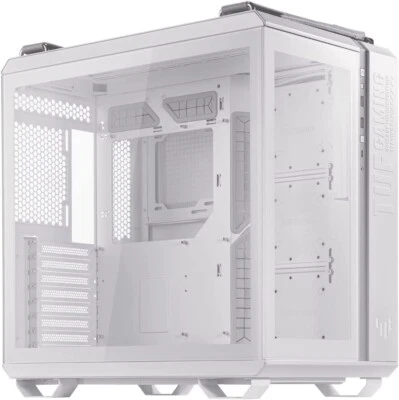 Asus TUF Gaming GT502 Mid Tower Case PC Gaming ATX Vista Panoramica Bianco - Immagine 1 di 4