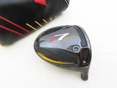 2025 RH Taylormade R7 Quad Mini Driver 11.5* Driver Head Only r 7 + HC - Image 1 of 4