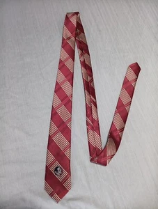 Florida State Seminoles striped polyester neck tie Red And Gold - Picture 1 of 15