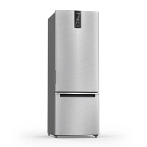 Whirlpool 313L Bottom Mount Fridge/Freezer in Stainless Steel (WB3560EUXX) - Picture 1 of 3