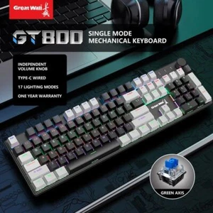 Mechanical Keyboard Esports Game Specific Computer Laptop Wired Office Typing - Picture 1 of 16