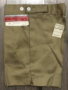 Vintage Little Kids Tennis Shorts w/Pockets 6 Slim Khaki U.S.A. Made - Picture 1 of 11