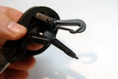 Correa de hombro de 2,5 cm de ancho para estuche de cámara bolsa clips a presión giratorios clips resistentes Foto 1 de 4