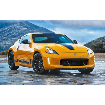 2X Gold Front Bumper lip Strut Rod Tie Bars 6'' to 9'' For Honda Toyota Tesla - Image 1 of 4