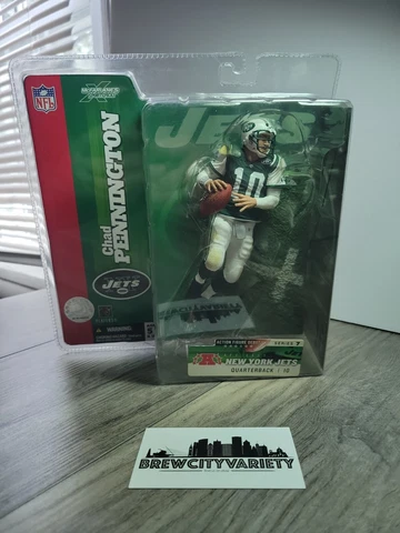 McFARLANE SPORTSPICKS NFLS SERIES 7 CHAD PENNINGTON QB NY JETS GREEN VARIANT Cover