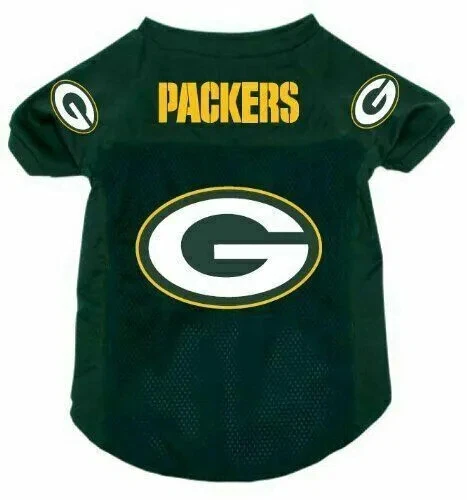 JERSEY GREEN BAY PACKERS PERRO GATO ESTILO ALTERNATIVO GRANDE XL EXTRA GRANDE Foto 1 de 1