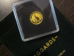 2020 Australian Kangaroo 1/10th Oz 9999 Gold Perth Mint Bullion Coin in Capsule - Picture 1 of 4