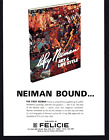 1974 LEROY NEIMAN BOUND FELICE BOOK PUBLISHER VINTAGE PRINT AD