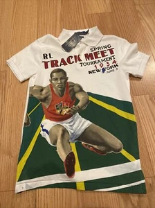 POLO RALPH LAUREN Custom Slim Fit Mesh Polo White Size XS BNwT Spring Track Meet - Picture 1 of 7