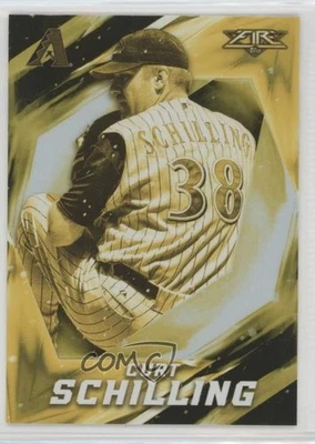 2017 Topps Fire Gold Minted Curt Schilling #29 - Image 1 of 2