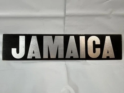 Vtg 50s 60s JAMAICA NEW YORK Cardboard Horse Race Track Advertising Sign - Image 1 of 4