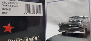 MINICHAMPS 1/43  OPEL KAPITÄN  1959 NERA - Foto 1 di 9