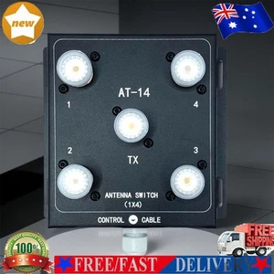 4-Way Coax Remote Antenna Switch Antenna Splitter Switch 500W PEP 1.8-60MHz - Zdjęcie 1 z 12