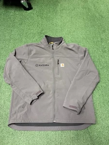 Carhartt Denwood Jacket Men’s XL Gray Soft Shell Fleece Lined 102233-022 MARKED - Picture 1 of 14
