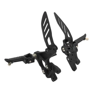 Driver Foot Pegs with Holder Brackets Fit For Suzuki GSXR1000 2005-2008 - Picture 1 of 15