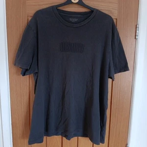 All Saints T Shirt Oversized Grey Mens Size 2XL XXL Used Short Sleeve - Imagen 1 de 10