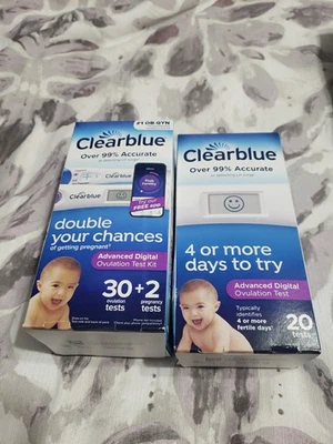 Clearblue Advanced Kit Test Ovulazione Digitale, (52) Test Gravidanza 12/2026 - Immagine 1 di 3