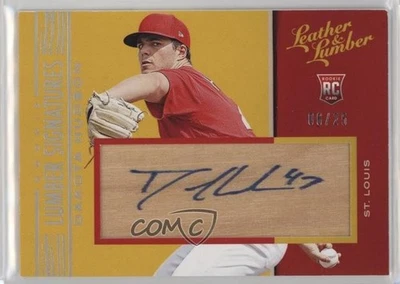 2019 Leather & Lumber Rookie Signatures Holo Silver /25 Dakota Hudson Auto RC - Image 1 of 2