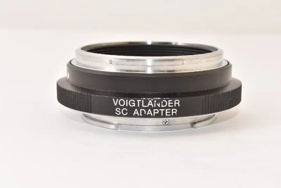 [Excelente+] ADAPTADOR VOIGTLANDER SC para montagem elétrica usado do Japão provado - Imagem 1 de 4