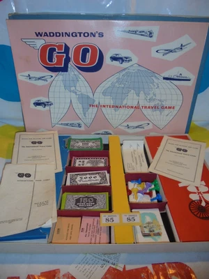 Vintage Go! Board Game By Waddingtons - Complete in VGC -(Y85) - Image 1 of 4