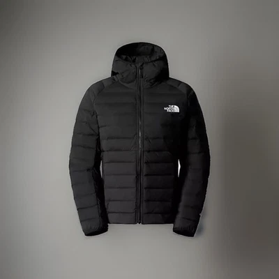 THE NORTH FACE BELLEVIEW STRETCH DOWN HOODED JACKET PUFFER NUPTSE RRP £250 COAT - Image 1 of 4